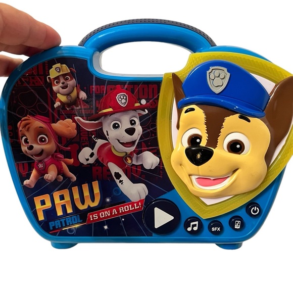 Paw Patrol Is On A Roll Sing Along Boombox With Microphone Built in Music - Picture 1 of 3